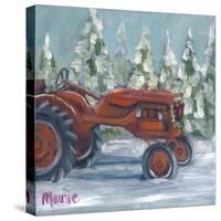 Tractor-4 Seasons-Allis Chalmers Holiday-Marnie Bourque-Stretched Canvas