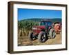 Tractor and Corn Field in Litchfield Hills, Connecticut, USA-Jerry & Marcy Monkman-Framed Photographic Print