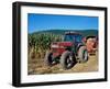 Tractor and Corn Field in Litchfield Hills, Connecticut, USA-Jerry & Marcy Monkman-Framed Photographic Print