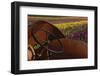 Tractor at the Tulip Festival, Woodburn, Oregon, USA-Michel Hersen-Framed Photographic Print