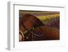 Tractor at the Tulip Festival, Woodburn, Oregon, USA-Michel Hersen-Framed Photographic Print