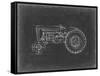 Tractor Blueprint I-Ethan Harper-Framed Stretched Canvas