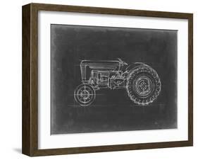 Tractor Blueprint I-Ethan Harper-Framed Art Print