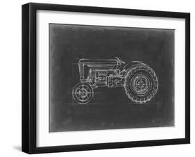 Tractor Blueprint I-Ethan Harper-Framed Art Print