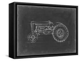 Tractor Blueprint I-Ethan Harper-Framed Stretched Canvas