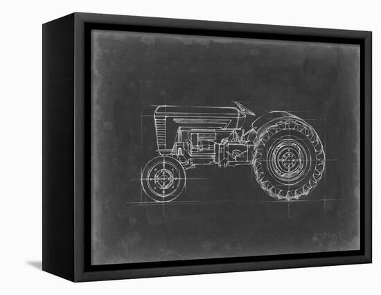 Tractor Blueprint I-Ethan Harper-Framed Stretched Canvas