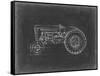 Tractor Blueprint I-Ethan Harper-Framed Stretched Canvas