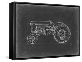 Tractor Blueprint I-Ethan Harper-Framed Stretched Canvas