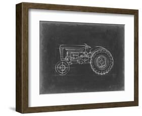 Tractor Blueprint I-Ethan Harper-Framed Art Print