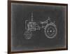 Tractor Blueprint III-Ethan Harper-Framed Art Print