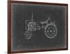 Tractor Blueprint III-Ethan Harper-Framed Art Print