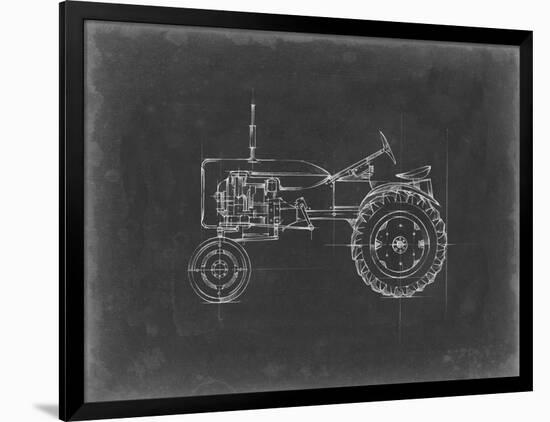 Tractor Blueprint III-Ethan Harper-Framed Art Print