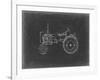 Tractor Blueprint III-Ethan Harper-Framed Art Print