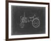 Tractor Blueprint III-Ethan Harper-Framed Art Print