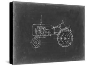 Tractor Blueprint III-Ethan Harper-Stretched Canvas