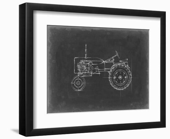 Tractor Blueprint III-Ethan Harper-Framed Art Print