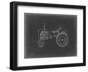 Tractor Blueprint III-Ethan Harper-Framed Art Print