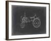 Tractor Blueprint III-Ethan Harper-Framed Art Print