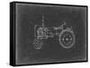 Tractor Blueprint III-Ethan Harper-Framed Stretched Canvas