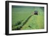 Tractor Cutting Grass for Silage-Jeremy Walker-Framed Photographic Print