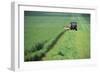 Tractor Cutting Grass for Silage-Jeremy Walker-Framed Photographic Print