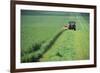 Tractor Cutting Grass for Silage-Jeremy Walker-Framed Photographic Print