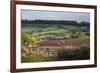 Tractor Ploughing Fields in Blockley, the Cotswolds, Gloucestershire, England-Matthew Williams-Ellis-Framed Photographic Print