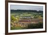 Tractor Ploughing Fields in Blockley, the Cotswolds, Gloucestershire, England-Matthew Williams-Ellis-Framed Photographic Print