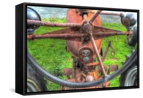 Tractor Seat 3-Robert Goldwitz-Framed Stretched Canvas