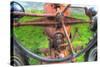 Tractor Seat 3-Robert Goldwitz-Stretched Canvas