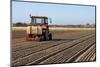 Tractor Working on the Field-Sandra van der Steen-Mounted Photographic Print