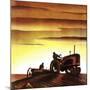 "Tractors at Sunset," October 3, 1942-Arthur C. Radebaugh-Mounted Giclee Print