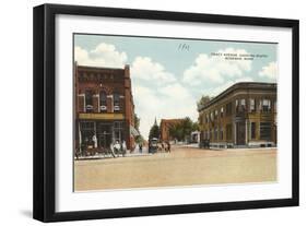 Tracy Avenue, Bozeman, Montana-null-Framed Art Print