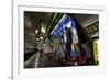 Trade, Bill-Sticker, Paris Métro-null-Framed Photographic Print