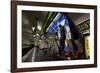 Trade, Bill-Sticker, Paris Métro-null-Framed Photographic Print