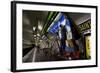 Trade, Bill-Sticker, Paris Métro-null-Framed Photographic Print