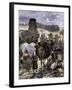 Trade Caravans on the Silk Road, the Great Highway of Central Asia-null-Framed Giclee Print