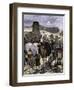 Trade Caravans on the Silk Road, the Great Highway of Central Asia-null-Framed Premium Giclee Print