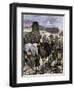 Trade Caravans on the Silk Road, the Great Highway of Central Asia-null-Framed Premium Giclee Print