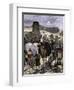 Trade Caravans on the Silk Road, the Great Highway of Central Asia-null-Framed Premium Giclee Print