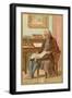 Trade Card Depicting a Portrait of James Watt-null-Framed Giclee Print