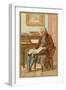 Trade Card Depicting a Portrait of James Watt-null-Framed Giclee Print