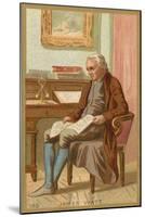 Trade Card Depicting a Portrait of James Watt-null-Mounted Giclee Print