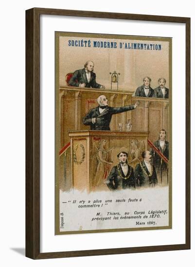 Trade Card Issued by the Societe Moderne D'Alimentation-null-Framed Giclee Print