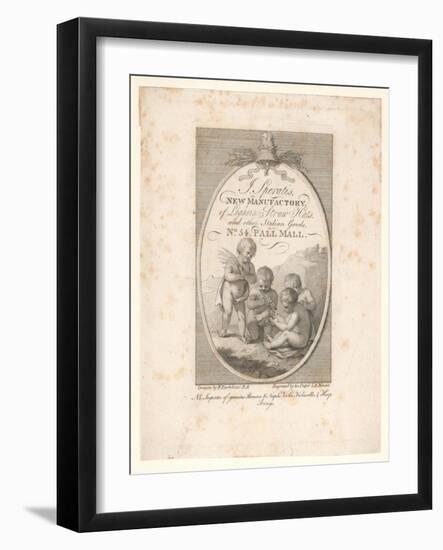 Trade Card, J Speratis-Francesco Bartolozzi-Framed Giclee Print