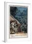 Trade Card Showing French Explorers Attacked in the Congo-Stefano Bianchetti-Framed Giclee Print