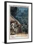 Trade Card Showing French Explorers Attacked in the Congo-Stefano Bianchetti-Framed Giclee Print