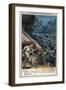 Trade Card Showing French Explorers Attacked in the Congo-Stefano Bianchetti-Framed Giclee Print