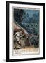 Trade Card Showing French Explorers Attacked in the Congo-Stefano Bianchetti-Framed Giclee Print