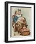 Trade Card with the Old Woman Who Lived in a Shoe-Paper Rodeo-Framed Giclee Print